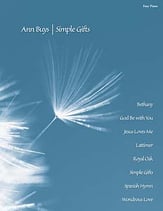 Simple Gifts piano sheet music cover